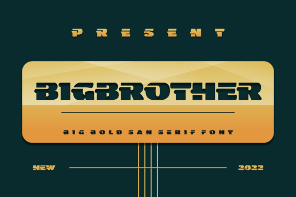 Bigbrother: The Modern Display Font for Bold Campaigns