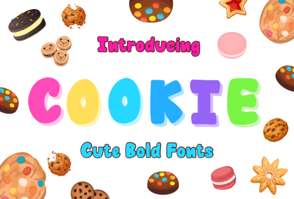 Cookie Bold: A Playful Display Font for Makers