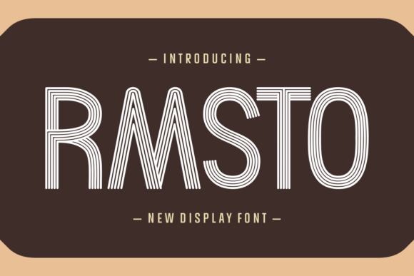 Designing Bold Headlines with the Rmsto Typeface