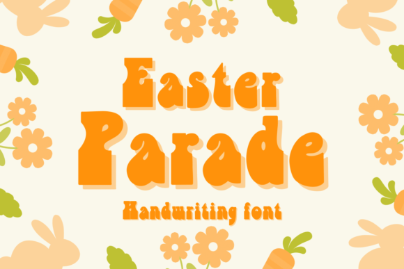 Easter Parade Font for Creative Projects