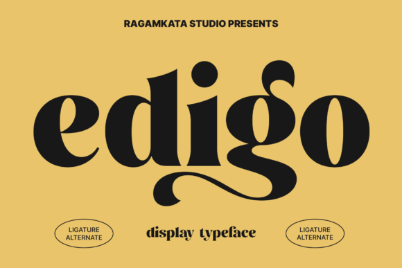 Edigo Font: Bold & Vintage