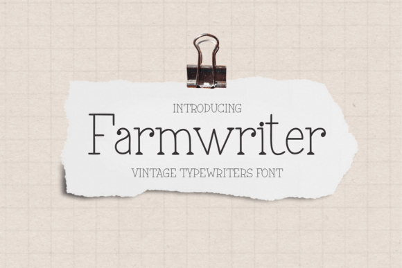Farmwriter Font for Creative Design