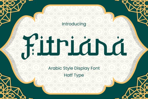 Fitriana: A Display Font for Elegant Branding