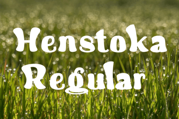 Henstoka: The Playful Display Font for Joyful Designs
