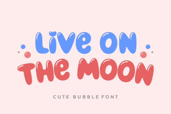 Live on the Moon Display Font for Campaign Design
