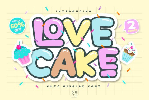 Love Cake Font for Bold Campaigns