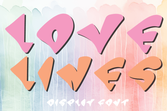 Love Lines Font for Business Branding
