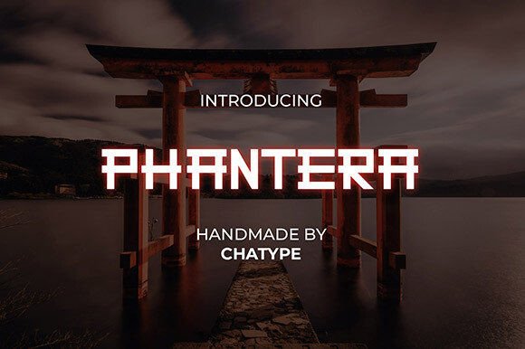 Phantera Font for Creative Projects