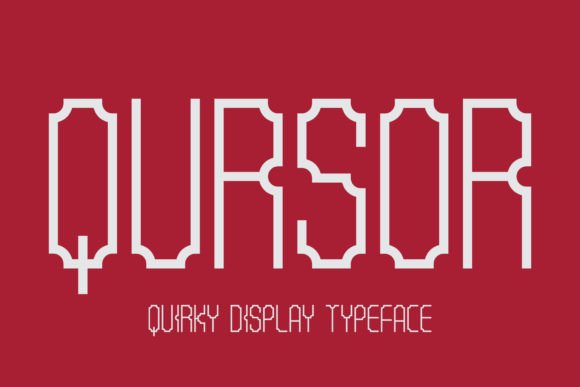 Qursor: A Bold Display Font