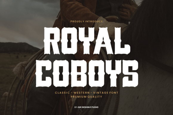 Royal Coboys Font for Editorial Design