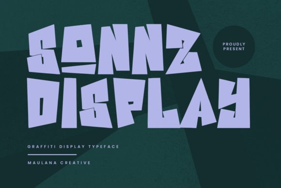 Sonnz Display Graffiti: A Bold Typeface for Editorial Impact