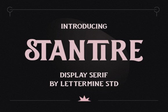 Stantire: A Bold Font for Branding