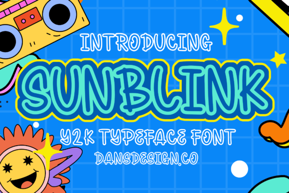 Sunblink: A Quirky Display Font for Joyful Branding